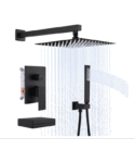 3-Point Shower Set (Black)