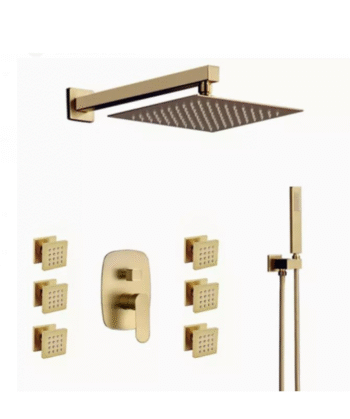 6-JET Shower Set (Gold)