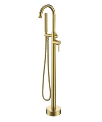 Infinity Round Tub Filler Gold