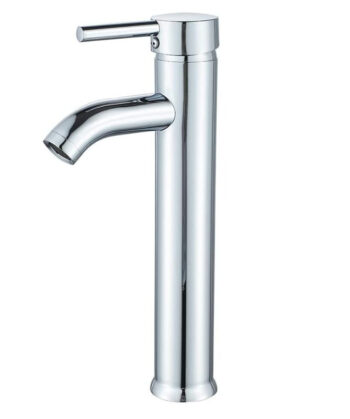 Aqua 1 Hole Vessel Faucet (Chrome)