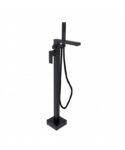 Infinity Square Tub Filler Black
