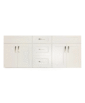 (double sink) 60" Solid Wood Floating Vanity