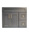 (with drawers) 36" Solid Wood Floating Vanity