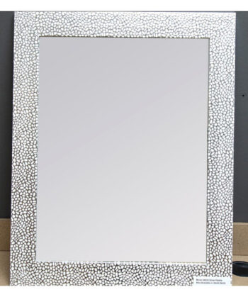 Silver Pebble Mirror