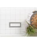 3" x 10" ARIA TILE VENT WHITE