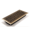 4" x 10" Silver Metal Vent