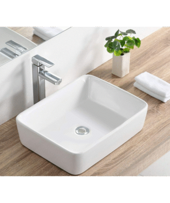 MUS-012 White Vessel Sink