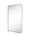 (Chrome) Metal Frame Rectangle Mirror