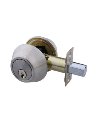 Double Deadbolt Silver
