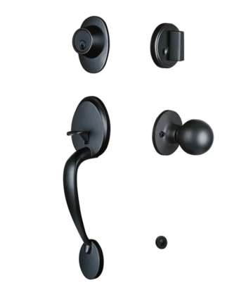 Entrance Door Lock Black