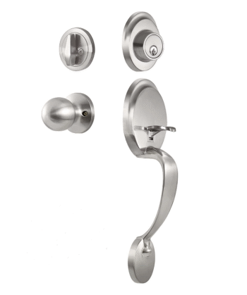 Entrance Door Lock Silver