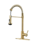 Gold Spring Kitchen Faucet