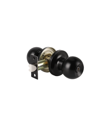 Knob Door Lock Black (PRIVACY)