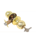 knob-door-lock-gold-key