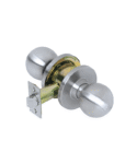 Knob Door Lock Silver (PASSAGE)