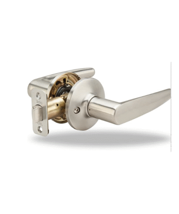 Lever Door Lock Pewter (PASSAGE)