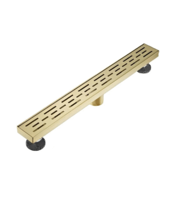 Gold Linear Drain 24"