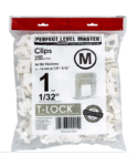 PLM WHITE CLIPS