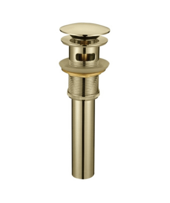 Gold Pop Up Drain