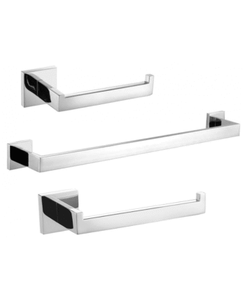 Solid Chrome Square 3pc