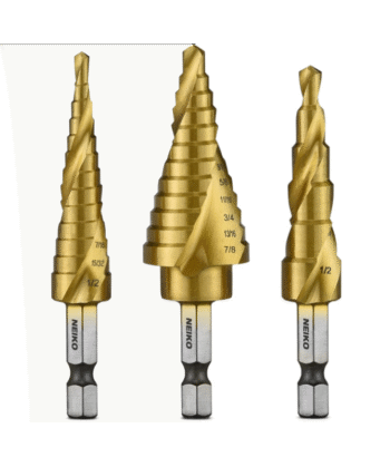 STEP DRILL BIT SET